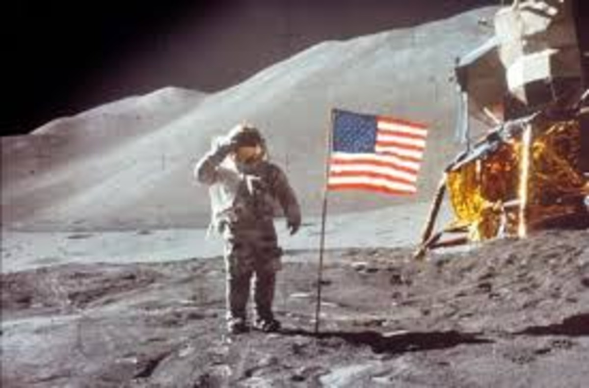 Michigan Flag on the Moon: A Celestial Dream Come True